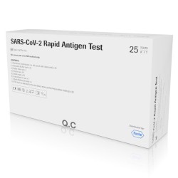 Szybki test SARS-CoV-2, Rapid Antigen Test Roche - 25 szt - wymaz nosowo-gardłowy, refundacja NFZ
