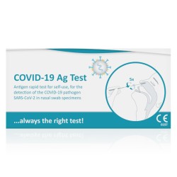 Szybki test antygenowy na Covid 19 do samokontroli wykrywa koronawirusa omicron