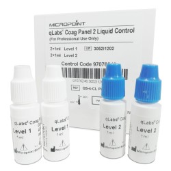 Płyn kontrolny qLabs Coag Panel 2, test INR i APTT - 2 poziomy odczynników
