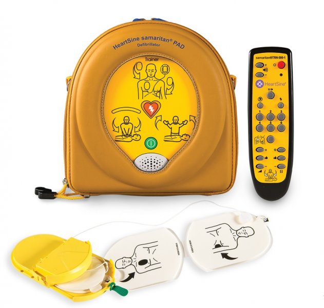 Defibrylator treningowy Samaritan PAD 500P Trainer z pilotem i elektrodami
