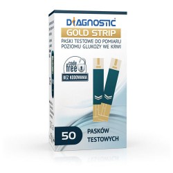Paski do glukometru Diagnostic Gold 50szt. firmy Diagnosis