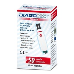 Paski Testowe do glukometru Diagomat 50szt. firmy Diagnosis