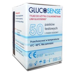 Paski do glukometru Glucosense 50szt. firmy Genexo