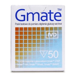 Testy do glukometru Gmate Mini 50szt. firmy Philosys