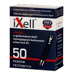 Paski do glukometru iXell 50szt. firmy Genexo