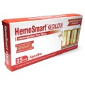 Hemosmart Gold paski testowe do pomiaru hemoglobiny i hemtokrytu 25szt technologia złotych pasków