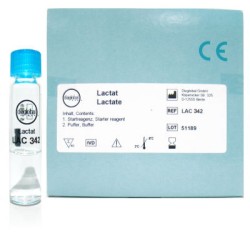 Diaglobal LAC 342 – Kuwety do kwasu mlekowego, 40 szt.