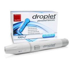Droplet Personalny nakłuwacz dla diabetyka + 200 lancet