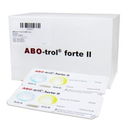 AB0-trol forte II - wykrywanie grupy krwi - 50 szt.